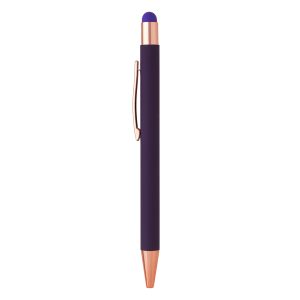 TITANIUM TOUCH GOLD, metalna "touch" hemijska olovka, ljubičasta