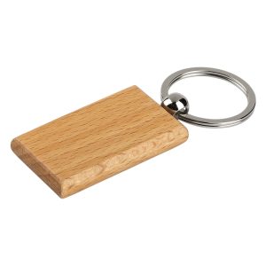 WOODY R, privezak za ključeve, bež