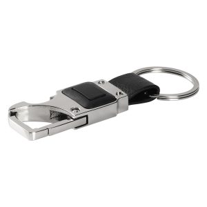 HORNET, privezak za ključeve, otvarač za flaše, karabinjer i baterijska lampa, silver-crni
