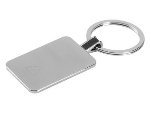 ZONE, privezak za ključeve, sjajno metalni