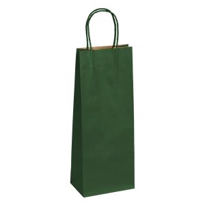 ARISTO, papirna kesa za flašu, 120 g/m2, zelena