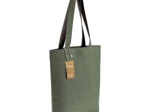 ALOE, torba od recikliranog pamuka, 300 g/m2, maslinasta