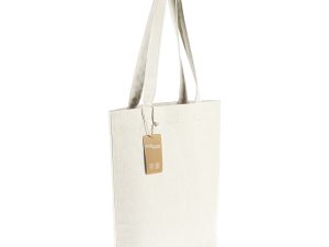 ALOE, torba od recikliranog pamuka, 300 g/m2, bela