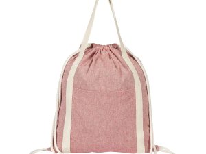 ZORA, ranac od recikliranog pamuka, 200 g/m2, crveni