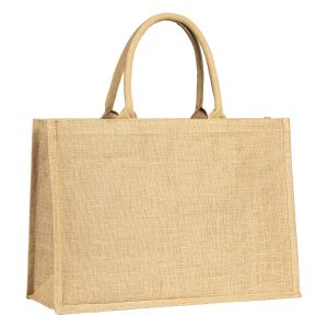 GOA, torba od jute sa rajsferšlusom, bež