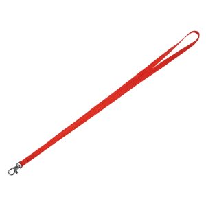 LANY 10, trakica za akreditacije i ključeve, 10 mm, crvena