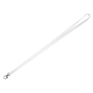 LANY 10, trakica za akreditacije i ključeve, 10 mm, bela