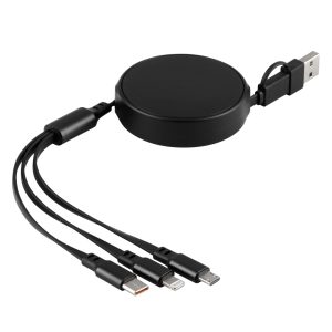 ONES 6IN1, usb type-c kabl za punjenje i prenos podataka, 6 u 1, 60w, crni
