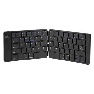 VIGOR, prenosiva sklopiva tastatura sa punjivom baterijom, crna
