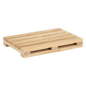 PALLET, drveni podmetač, bež