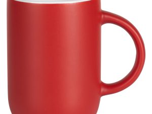 AGNES, keramička šolja, 310 ml, crvena