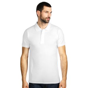 TOP GUN, polo majica, 210 g/m2, bela