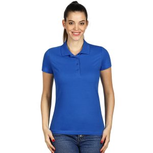 UNA, ženska polo majica, 180 g/m2, rojal plava