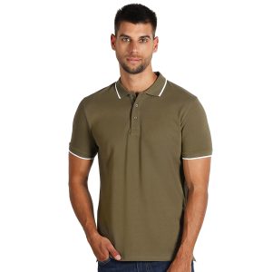 ATLANTIC, polo majica, 190 g/m2, maslinasta