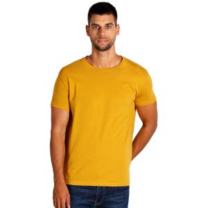 TERRA MEN, majica od organskog češljanog pamuka, 150g/m2, senf žuta