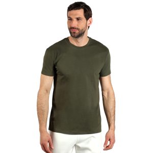 TERRA MEN, majica od organskog češljanog pamuka, 150g/m2, maslinasta