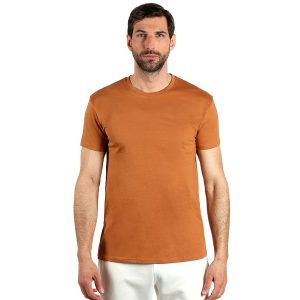 TERRA MEN, majica od organskog češljanog pamuka, 150g/m2, svetlo braon