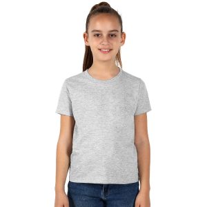 TERRA KID, dečja majica od organskog češljanog pamuka, 150g/m2, pepeljasta