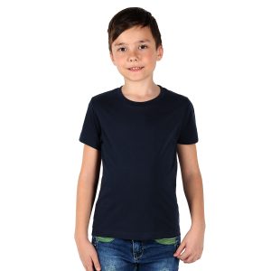TERRA KID, dečja majica od organskog češljanog pamuka, 150g/m2, plava