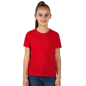 TERRA KID, dečja majica od organskog češljanog pamuka, 150g/m2, crvena
