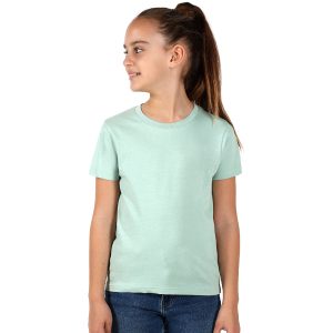 TERRA KID, dečja majica od organskog češljanog pamuka, 150g/m2, pastelno zelena