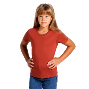 TERRA KID, dečja majica od organskog češljanog pamuka, 150g/m2, karamel