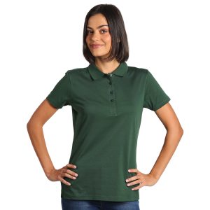 PREMIUM POLO LADY, ženska polo majica, 180 g/m2, tamno zelena