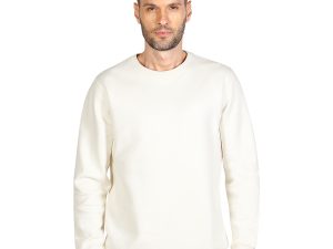 ABSOLUT, dukserica od organskog pamuka, 280 g/m2, krem-bela