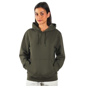 ABSOLUT HOODY 350, dukserica sa kapuljačom, od organskog pamuka, 350 g/m2, maslinasta