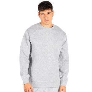 TERRY MEN, dukserica sa okruglim izrezom, 280 g/m2, pepeljasta