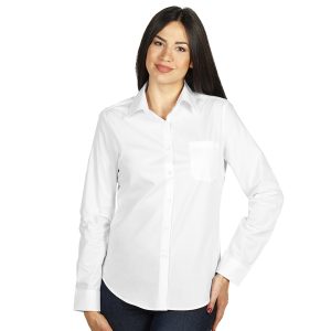 COMFORT LSL WOMEN, ženska pamučna košulja dugih rukava, bela