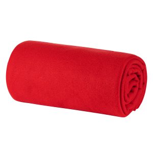 BLANKET FLAT, ćebence od brušenog polara, 180 g/m2, crveno