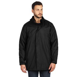 HILL, unisex jakna sa kapuljačom, crna