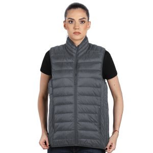 RINO VEST WOMEN, ženski prsluk sa punjenjem, tamno sivi