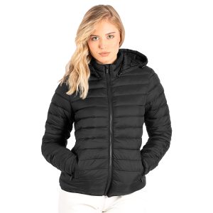 LIBERTY JACKET WOMEN, ženska jakna sa skidajućom kapuljačom, crna