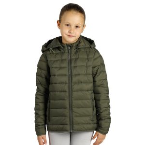 LIBERTY JACKET KID, dečja jakna sa kapuljačom, maslinasta