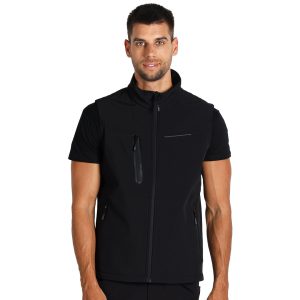 PANTHER VEST, softshell prsluk, crni