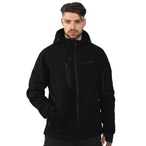 PANTHER THERMO MEN, softshell jakna sa ugrađenim grejačima, crna