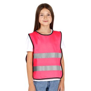 GLOW COLOR KID, dečji prsluk, neon roze